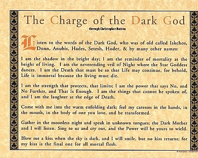 Charge of the Dark God Poster