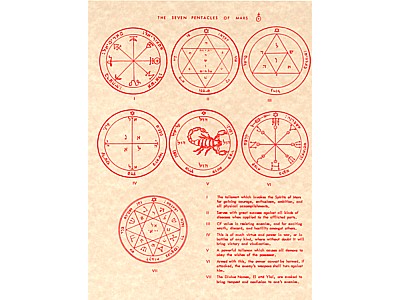 The Seven Pentacles of Mars Poster